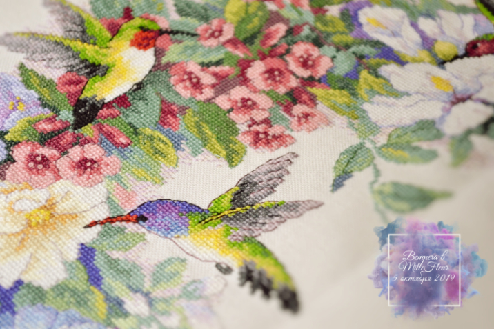 Детали Hummingbird Wreath от DIMENSIONS 35132