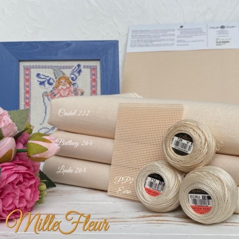 Conversion for Mill Hill PP2 perforated paper in Zweigart, Thieffry, Permin fabrics